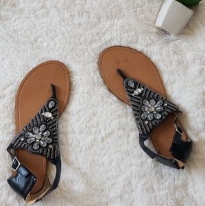 Xoxo blingy sandals.